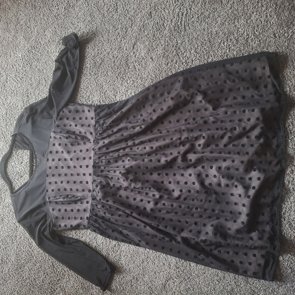 Motherhood Black Maternity Dress - Picture 2 of 4